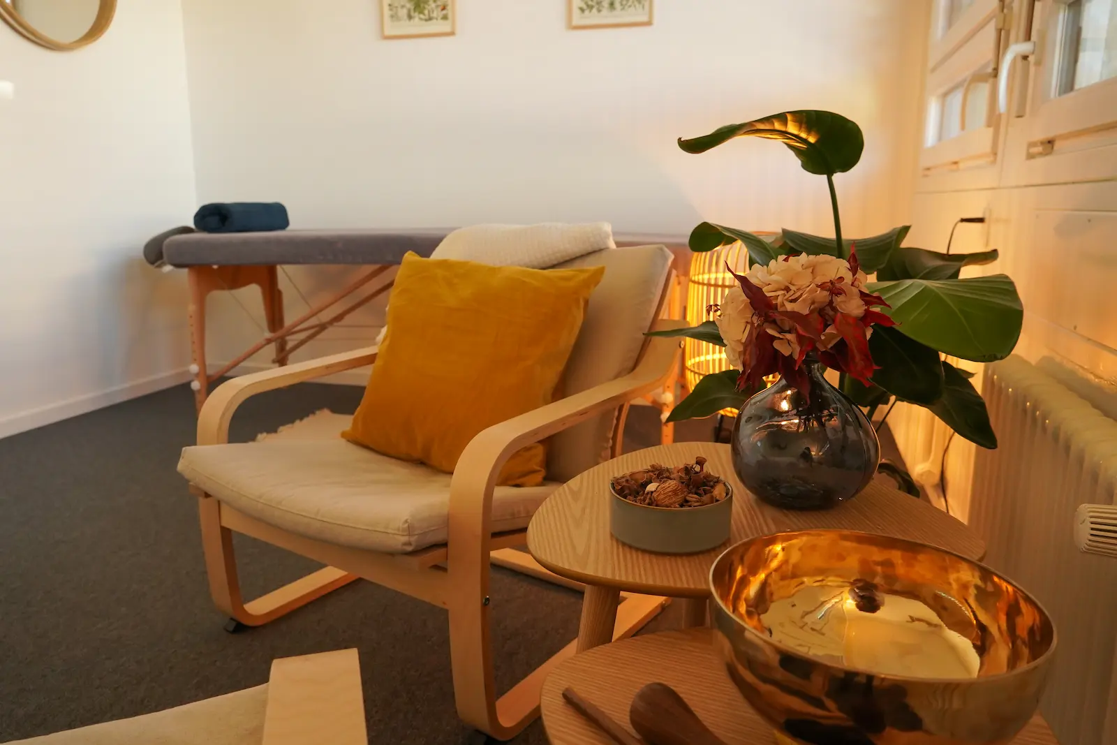 Photo de l'intérieur du Cabinet de naturopathie à Genève de Elsa Morel Chevillet